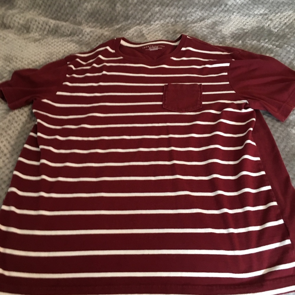 Red/white Tommy Hilfiger shirt size XL